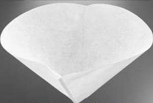 กระดาษกรองน้ำมันรูปกรวย ทนความร้อนสูง เกรดอาหาร ทำจากวัสดุเซลลูโลส สำหรับกรองน้ำมันทอดและน้ำมันปรุงอาหารร้อน - Product Image 2