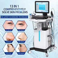 Analyseur de peau professionnel coréen le plus récent, appareil de beauté pour le visage, hydro-hydra-microdermabrasion, peeling au diamant, hydrafacy