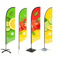 Drapeaux en forme de plume, drapeaux plume personnalisés, impression personnalisée pour extérieur
