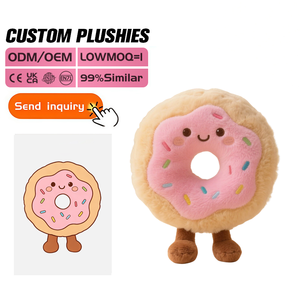 Direct vanuit de fabriek gepersonaliseerde zachte comfortabele koffiekopjes knuffels Kawaii gepersonaliseerd logo op maat gemaakte knuffels - Product Image 5
