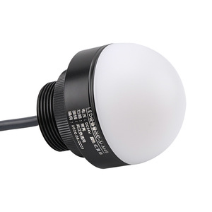 Lampe d'avertissement LED étanche tricolore pour machines-outils, mini-indicateur lumineux tricolore monocouche, signalisation métallique - Product Image 1
