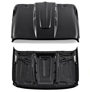 Nouveau capot de moteur en acier Avenger pour Jeep Wrangler JK 2007-2017 et protection de capot avec vis - Noir - Product Image 2