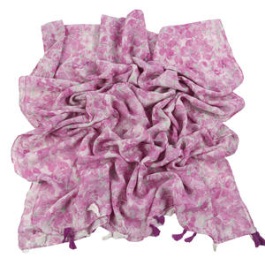 Nuevo verano estilo étnico algodón largo Hijab bufanda borla cálido chal musulmán mujeres versátil personalizado - Product Image 3