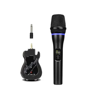 Akustik mike şarkı microfono BT el 2.4ghz kablosuz mikrofon