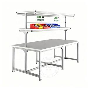 Table d'atelier industrielle Weizhi, Banco De Trabajo Taller, tables de ligne de production, banc de travail d'assemblage avec lumière - Product Image 6