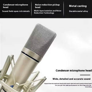 Micrófono de Condensador Profesional de Estudio U87 - Alimentación Phantom de 48V, Patrón Cardioide, Diafragma Grande - Product Image 5