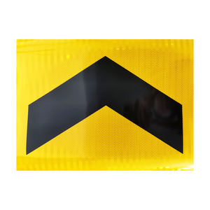 แผ่นสะท้อนแสงเกรดเพชร ความเข้มแสงสูง ไวนิลสะท้อนแสงแบบปริซึม แผ่นสะท้อนแสงรูปลูกศรสำหรับป้ายจราจร - Product Image 1