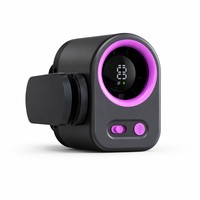 Ventilateur portable sans pales pliable 3000 mAh à aspiration et soufflerie, haute vitesse, rechargeable par USB, mini-ventilateur pour voiture, vente en gros