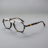 Lunettes de vue unisexes élégantes en acétate vintage multicolores de Shenzhen