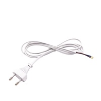European Standard Extension Cord, 2 Pin Plug