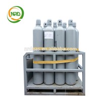 Bouteille de gaz en acier haute pression d'occasion DOT-3AA 43,3L en stock pour expédition PPT