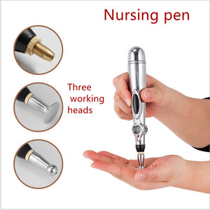 Caneta massageadora de acupuntura elétrica portátil, massagem corporal, energia meridiana - Product Image 5