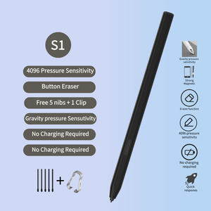 Lápiz Óptico Electromagnético de 4096 Niveles de Presión, Lápiz Táctil con Rechazo de Palma para Teléfono y Tableta Samsung - Product Image 1