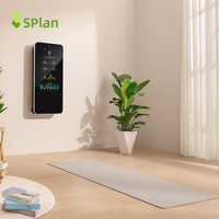 Equipo de Gimnasio Multifuncional de Metal para Montar en la Pared, Modelo SPlan Y Trainer Unisex, con Pila de Pesas de 100 kg y Pantalla Táctil de 24 Pulgadas