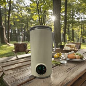 แก้วผสมสแตนเลสแบบชาร์จไฟได้ปรับแต่งได้ปี 2025 แก้วกาแฟนมไฟฟ้าพกพา เครื่องใช้ไฟฟ้าอัจฉริยะสำหรับบ้าน รุ่นล่าสุด - Product Image 6