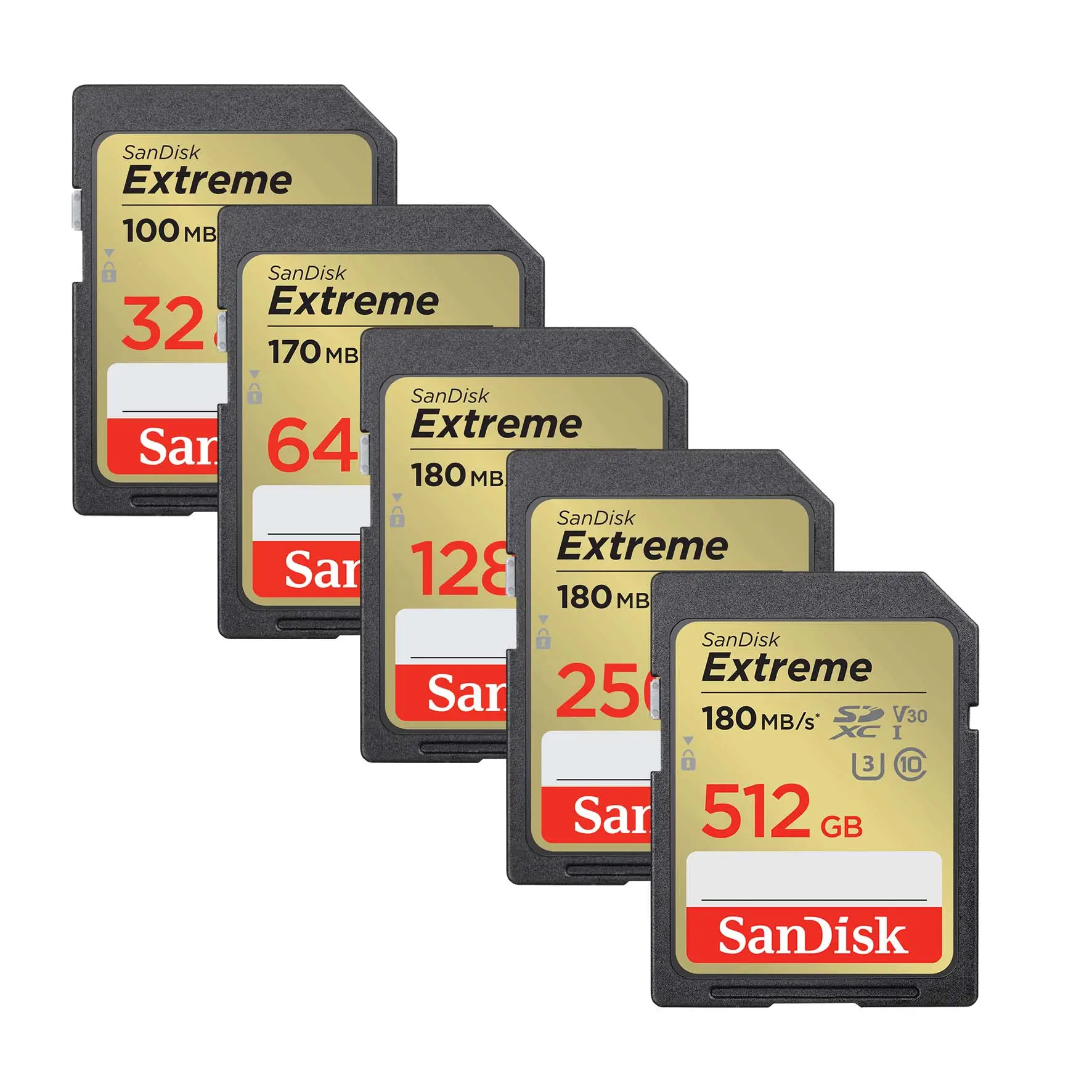 SanDisk Tarjeta de Memoria Ultra SDHC SD, Tarjeta de Memoria de 180 MB/s, 32G, 64G, 128G, 256G, 512G, G