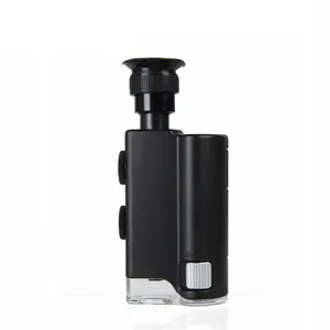 200-240x adjustable focus modulation Handheld portable microscope jewelry jade identification 7752 magnifying glass
