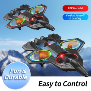 2026 New SJY-L2 <b>Remote</b> <b>Control</b> Fighter Electric Foam Glider Stunt Tumbling UAV Hovering Helicopter with LED Colorful Lights - Product Image 3