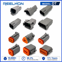 Kits de connecteurs électriques étanches PA66 DT06-2S 3S 4S 6S 8S 12S/DT04-2P 3P 4P 6P 8P pour applications automobiles