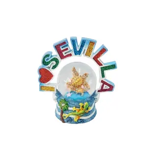 Custom Made Resin Water Globe/Ball Tourist Souvenir