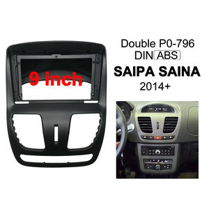 2 Din 9 Inch Car DVD Radio Video <strong>Panel</strong> Audio Multimedia <strong>Facia</strong> <strong>Panel</strong> with Dash Trim Kits SAIPA 2014+ Compatible 1 Year Warranty - Product Image 6