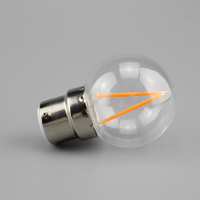 E26 E27 B22 1W 2W Kunststoffs chale LED-Glühlampe PC Mini-Kugel Vintage Edison Dimmbare Lichter LED-Glühbirnen G45