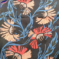 Vintage 100% rayonne femmes Floral feuille imprimé robes d'été Saris châles tuniques plaine tissé Technique tapisserie d'ameublement pour garçons