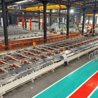 Équipement de refroidissement et de transport semi-automatique Yizheng pour profilés en aluminium T5 T6, capacité 30T, redressement de métaux 220V/380V