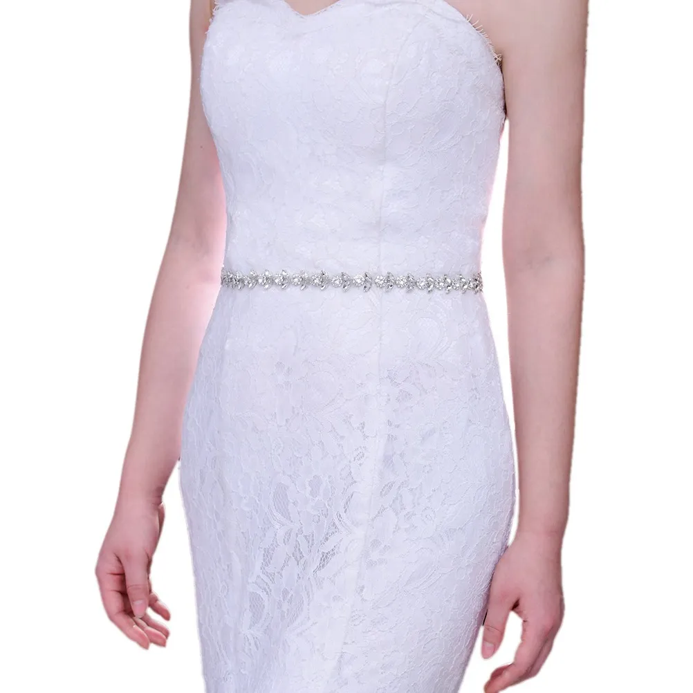 Costume jewelry Crystal Cup Rhinestone Applique Trimming For Bridal Crystal Sash Wedding Belt