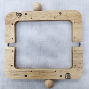 <span class=keywords><strong>Telaio</strong></span> Rotondo da 20 cm con Chiusura a <span class=keywords><strong>Perline</strong></span> di Legno, Accessorio Fai da Te Artigianale, Montatura a Clip in Legno <span class=keywords><strong>per</strong></span> Pochette e Materiale <span class=keywords><strong>per</strong></span> Borsette - Product Image 6