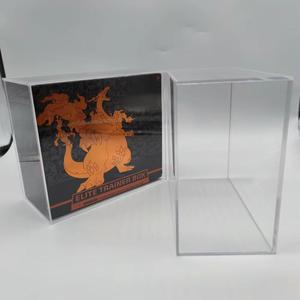 Mới đến Acrylic giao dịch thẻ trò chơi Booster Box TCG etb Acrylic Booster box với Magnetic Nắp huấn luyện viên trường hợp - Product Image 5