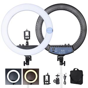 ไฟวง<span class=keywords><strong>แหวน</strong></span> 18 นิ้ว 55 วัตต์ 512 หลอด LED ปรับความสว่างได้ ไฟวง<span class=keywords><strong>แหวน</strong></span> LED ขนาดใหญ่ พร้อมขาตั้งกล้อง - Product Image 5