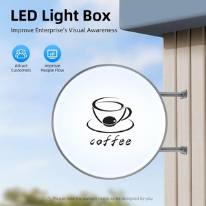 Outdoor Advertising <b>LED</b> Double-Sided Eco-friendly Waterproof <b>Light</b> Box Sign 3-Year Warranty for Milk <b>Tea</b> Shops Stationery Stores - Product Image 2