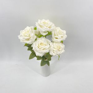 Artificial <b>Diamond</b> Roses 9-Head High <b>Simulation</b> For Weddings Bouquets Homes Hotels Photography - Product Image 4