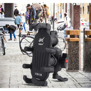 Nouveau support de téléphone pour vélo/moto Netpor à huit griffes, stabilisateur, amortisseur, clip de fixation, montage en nylon, universel, compatible avec les appareils de 3,5 à 7,2 pouces - Product Image 3