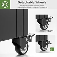 Treillis de lit de jardin surélevé en fer Shunuo roues 72x47x16 Design moderne trous de drainage facilement assemblés écran de confidentialité