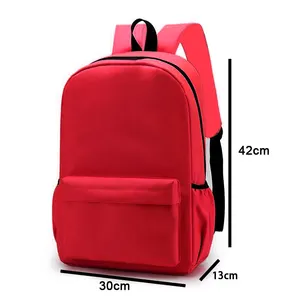 Factory Price Large Capacity OEM ODM Custom Solid Color Schoolbag Male And Female Junior High School Students Backpack