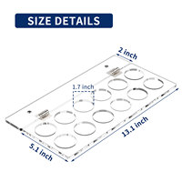 Organisateur de rangement de dosettes de café en acrylique, support mural sous l'armoire, support de dosettes de café pour tasses K