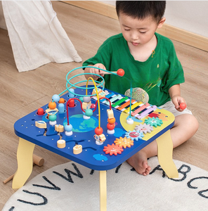 Table de jeu multifonctionnelle, <span class=keywords><strong>jouet</strong></span> d'enseignement cognitif pour la petite enfance, table de jeu d'intelligence pour <span class=keywords><strong>piano</strong></span> à huit tons - Product Image 2