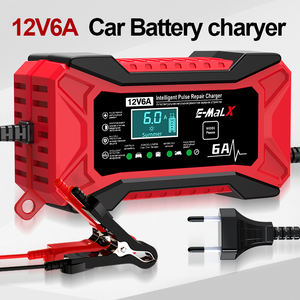 Pengisi Daya dan Penjaga Baterai Mobil dan Sepeda Motor 12V6A Smart Pulse Repair - Product Image 2
