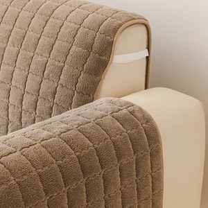 <b>Sofa</b> Cover One Piece Non Slip Solid Color Flannel 145-185Cm For Three Seater <b>Sofa</b> Modern Style Pet <b>Dog</b> Mat - Product Image 3