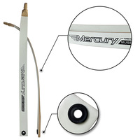 Arc à poulies en bois Musen Archery MERCURY pour adulte, 62" 68", 20-60lbs, avec poignée démontable en bois, arc long de bonne qualité