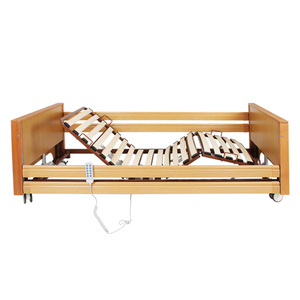 Cama de Cuidado Médico Eléctrica de Madera Hochy para Pacientes Mayores, Muebles de Hospital, Clínica, Cuidado en el Hogar - Product Image 3