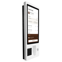 Fenêtre avec écran tactile Lcd, système android, terminal de paiement, auto-service,