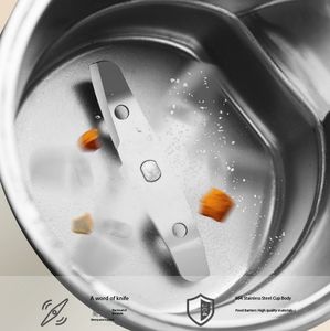 Moulin à café électrique, broyeur d'herbes, d'épices, de noix, de grains de café, broyeur de poudre, lame en acier inoxydable - Product Image 3