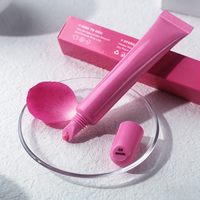 Huile à lèvres brillante rose sans parabène, formule personnalisée OEM ODM, marque privée