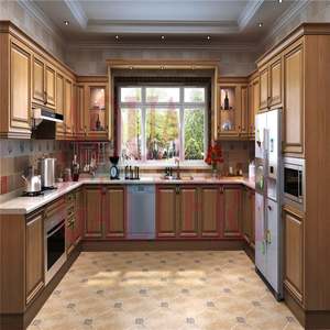 Modern UV Contracted Antique Style Lacquer Plywood Higjh Quality Kitchen Cabinet Kitchen <b>Vanity</b> Factory Direct - Product Image 1
