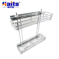 Organizador de Cozinha Lazy Susan com Cesta Elevatória, Hardware Inteligente para Móveis, Rack de Despensa
