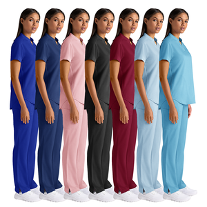 2025 nuevo producto de alta calidad OEM logotipo personalizado Dental Hospital Scrubs uniformes XL médico Scrubs para médicos hombres salón de belleza - Product Image 4