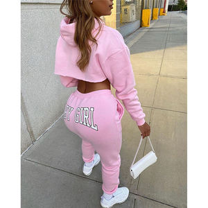 Autunno <span class=keywords><strong>e</strong></span> inverno europa <span class=keywords><strong>e</strong></span> stati uniti popolare lettera stampa allentata <span class=keywords><strong>felpa</strong></span> con cappuccio sportiva <span class=keywords><strong>tuta</strong></span> Casual - Product Image 4